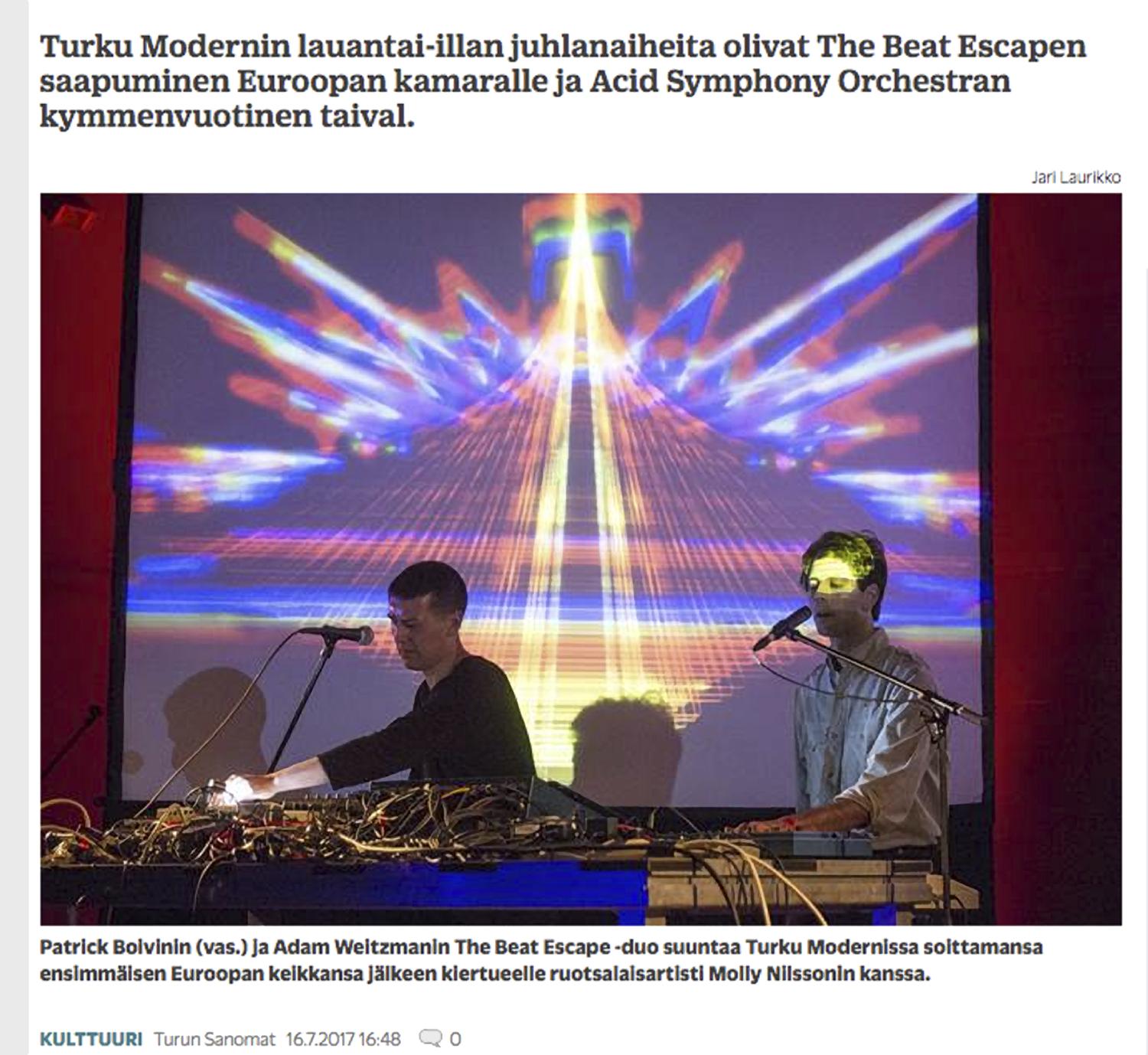Turku Modern @ Turun Sanomat 2016
